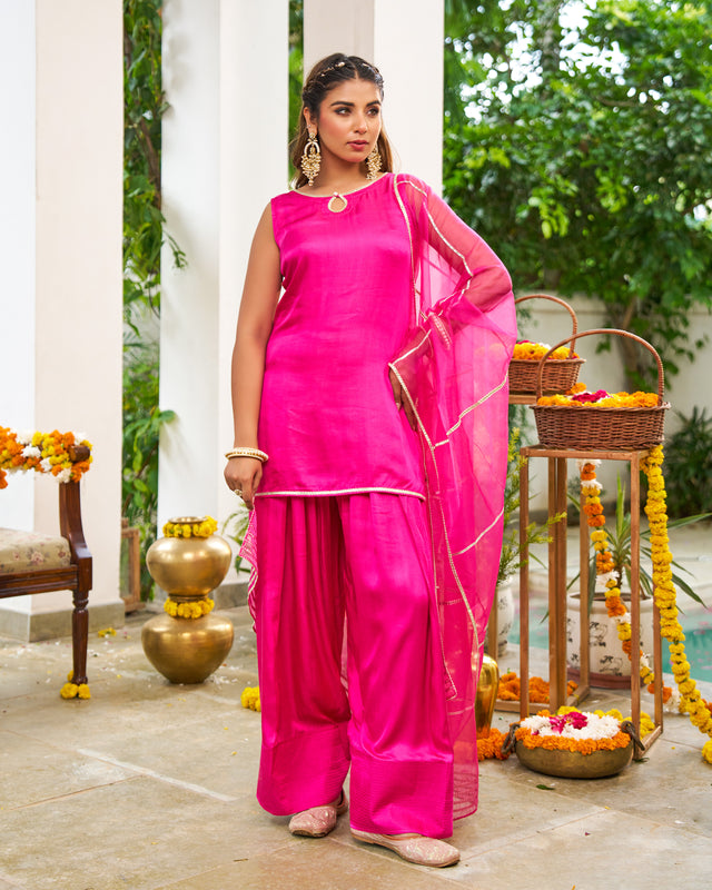 Raisa Pink Suit Set
