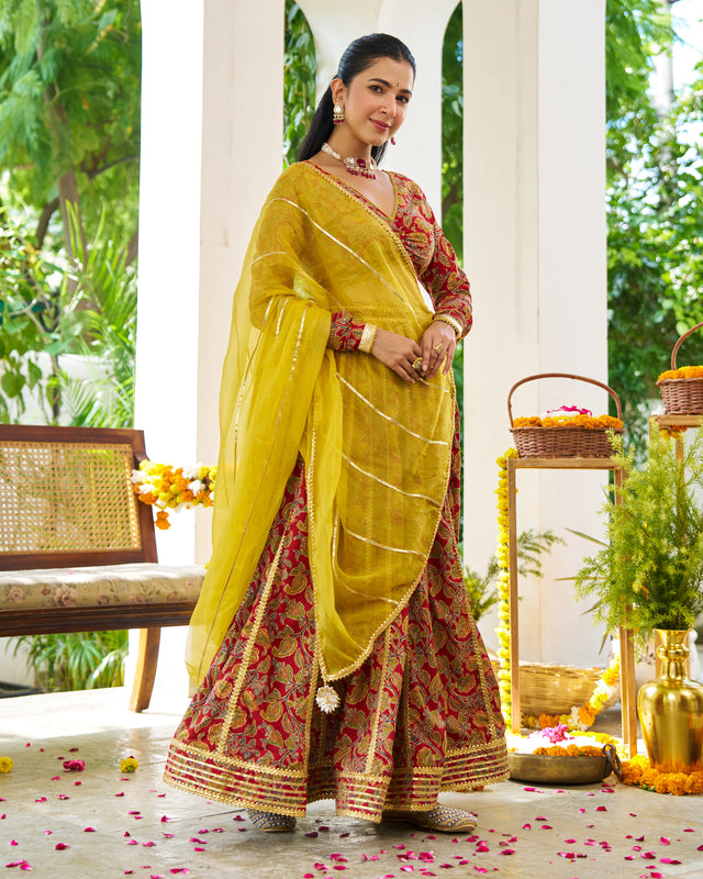 Muskan lehnga set