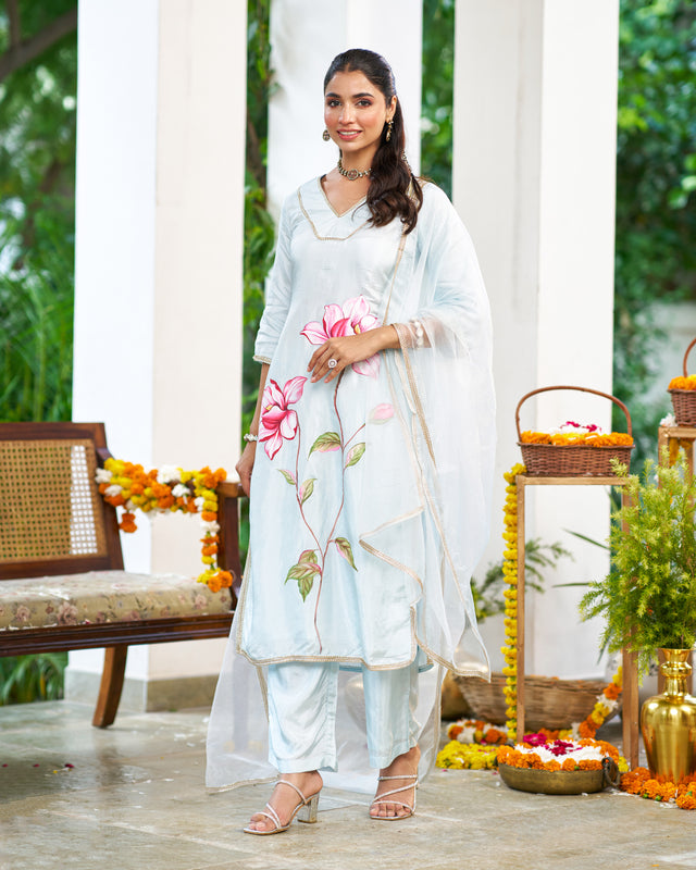 Indriya Handpainted Suit Set