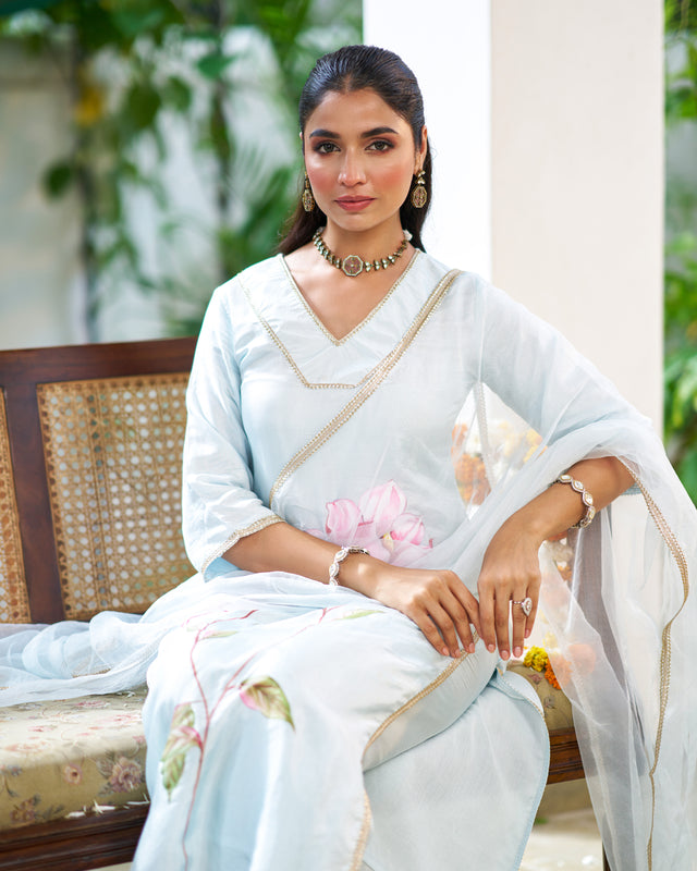 Indriya Handpainted Suit Set