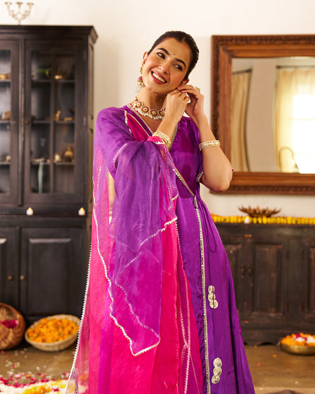 Lavanya- Purple Suit Set