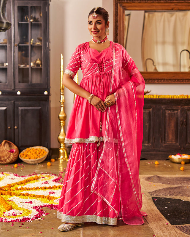 Noor Pink Suit Set