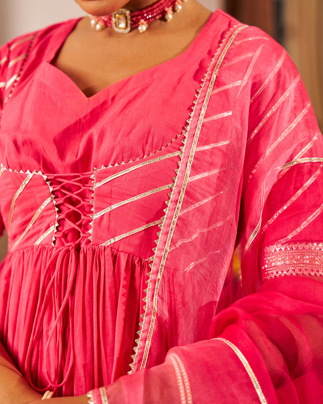 Noor Pink Suit Set