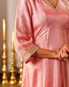 Mausami Baby Pink Anarkali Suit Set