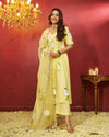 Aara Georgette Handpainted Gotapatti Suit Set