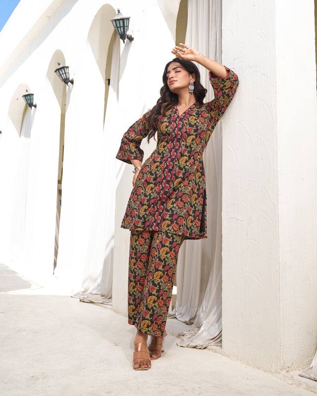 Relaxed Elegance Handblock Coord Set