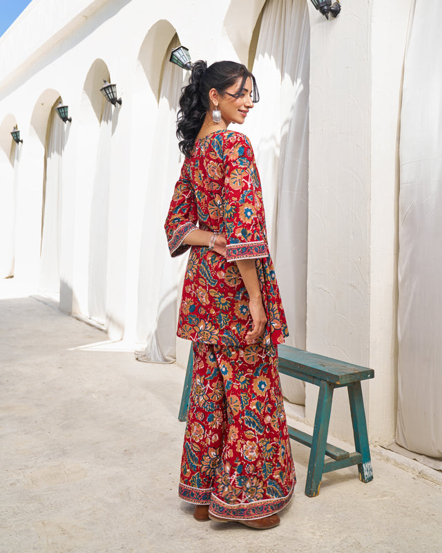 Soft Breeze Handblock Coord Set