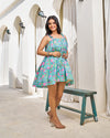 Vintage Handblock Tiered Dress