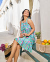 Vintage Handblock Tiered Dress
