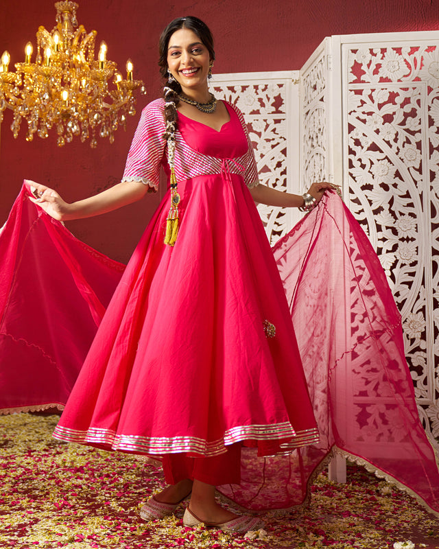 Inaya Cotton Gotapatti Suit Set