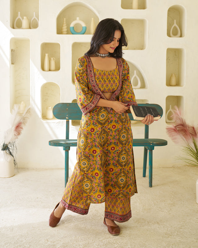Calm & Classic Handblock Kurta Set