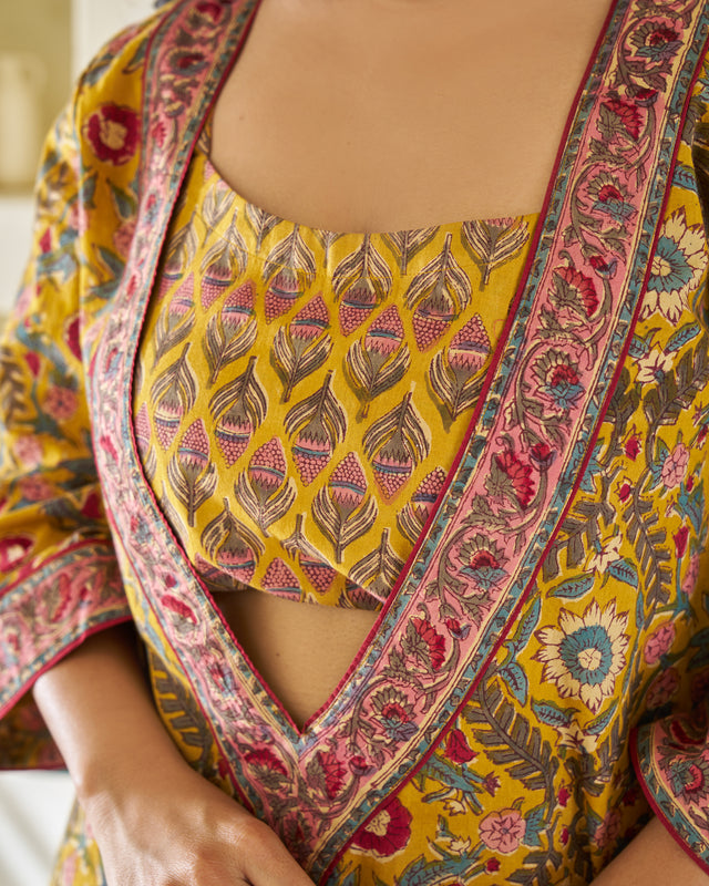 Calm & Classic Handblock Kurta Set