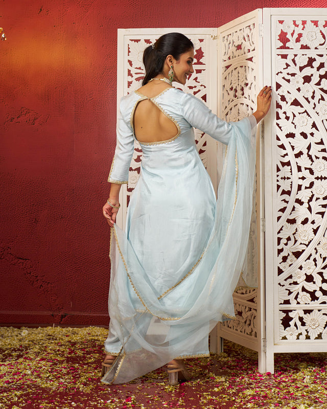 Haadiya Silk Gotapatti Suit Set