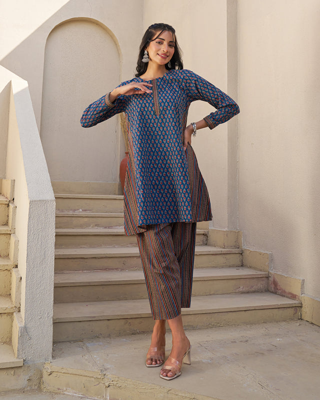 Natural Ease Handblock Coord Set