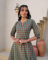 Naturally You Handblock Kurta Set