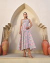 Ethereal Handblock Umbrella Dress