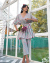 Lounge Luxe Handblock Kaftan Set