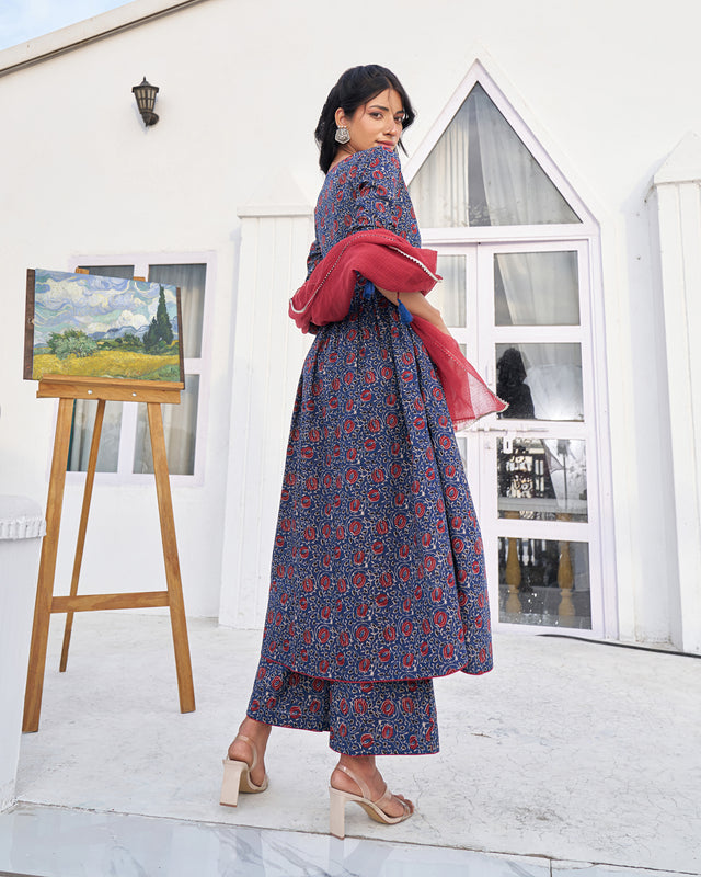Heritage Print Handblock Suit Set