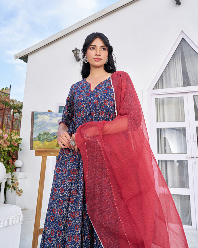 Heritage Print Handblock Suit Set