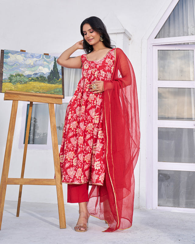 Everyday Chic Handblock Suit Set