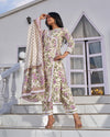 Serene Hues Handblock Suit Set