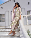Serene Hues Handblock Suit Set