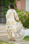 Kesar Chandan Handblock Suit Set