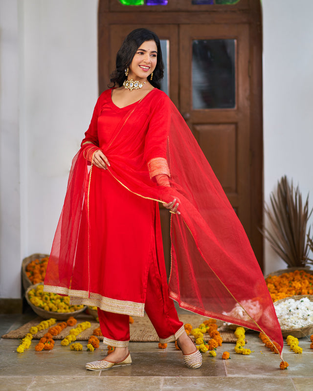 Kumkum Suit Set