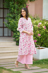 Rosewood handblock kurta set