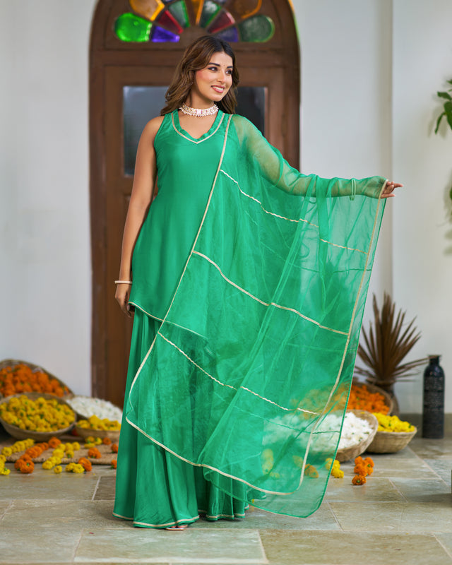Lila Green Suit set