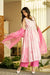 Pink Shibori Stripe suit set