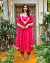Saanjh Pink Suit set