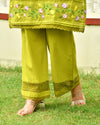 Myra Green Embroidered Doria Kurta Set