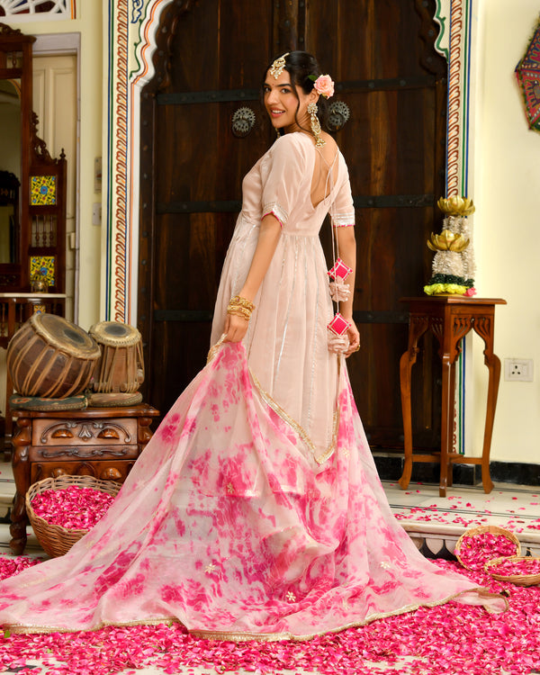 Chandrakala Gota Anarkali Suit Set