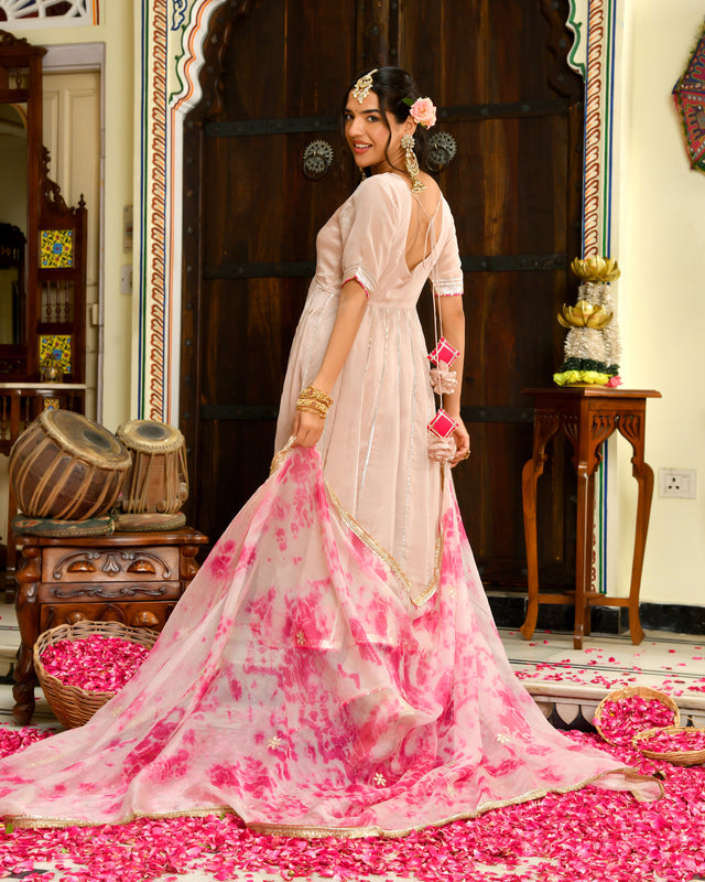 Chandrakala Gota Anarkali Suit Set