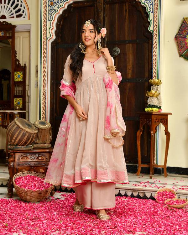 Chandrakala Gota Anarkali Suit Set