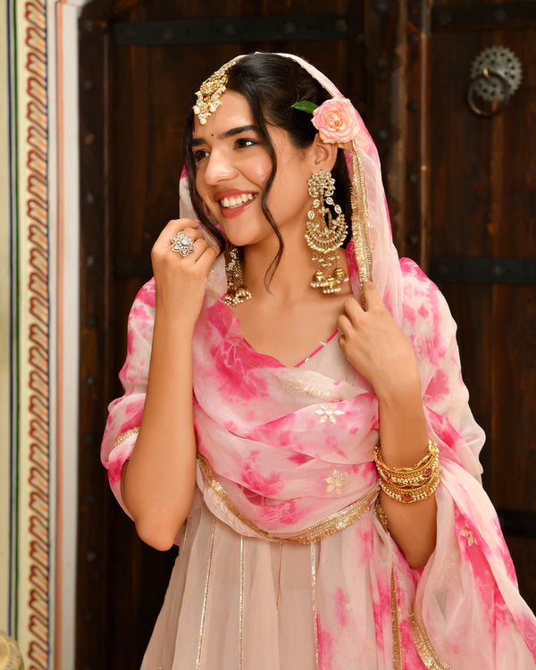 Chandrakala Gota Anarkali Suit Set