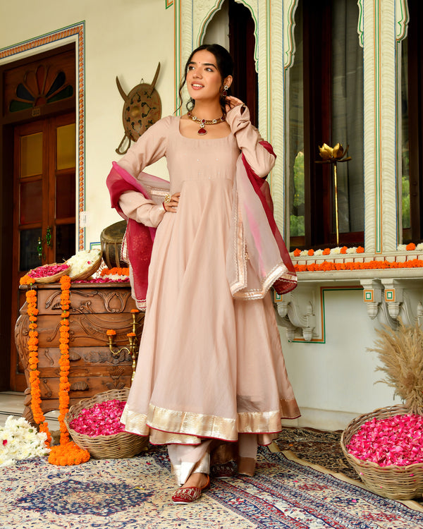 Jharokha Gota Suit Set