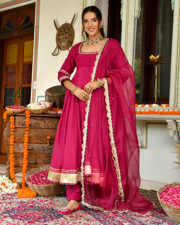 Gota Kinari Gotapatti Suit Set