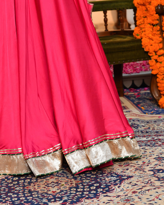 Shagun Pink Gotapatti Lehenga Set