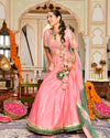 Gulabi Utsav Gotapatti Lehenga Set