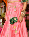 Gulabi Utsav Gotapatti Lehenga Set