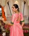Gulabi Utsav Gotapatti Lehenga Set