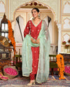 Barkat Maroon Kurta Set