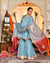 Luna Blue Sharara Set