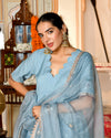 Luna Blue Sharara Set
