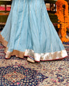 Luna Blue Sharara Set