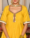 Swarn Peplum Gota Sharara Set