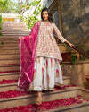 Eira Handblock Cotton Gotapatti Sharara Set