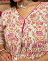 Eira Handblock Cotton Gotapatti Sharara Set